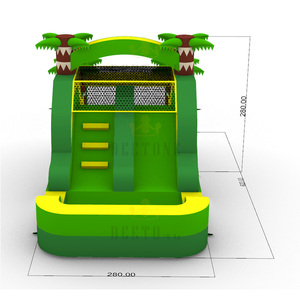 Venta caliente Parque infantil comercial Curso de obstáculos Castillo inflable Tema de unicornio - Product Image 4