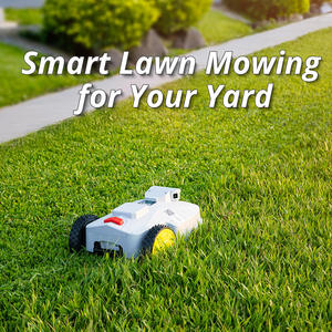 Cortadora <span class=keywords><strong>de</strong></span> Césped <span class=keywords><strong>El</strong></span>éctrica Inalámbrica con Control Remoto, Compacta, a Batería, Robot Cortacésped Autónomo, Superventas - Product Image 1