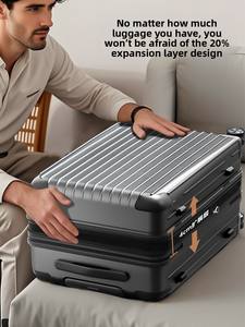 Maleta <span class=keywords><strong>de</strong></span> <span class=keywords><strong>Viaje</strong></span> Expandible <span class=keywords><strong>de</strong></span> Gran Capacidad para Niños, <span class=keywords><strong>de</strong></span> Neopreno y Poliéster, Duradera, con Contraseña, con Interfaz USB, 28 Pulgadas - Product Image 3