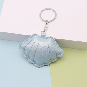 Llavero de Piel Sintética con Concha Marina y Estrella de Mar, Colgante de Animal Marino, Adorno Colorido para Bolsos, Regalo de Recuerdo, Decoración para Bolsos - Product Image 5
