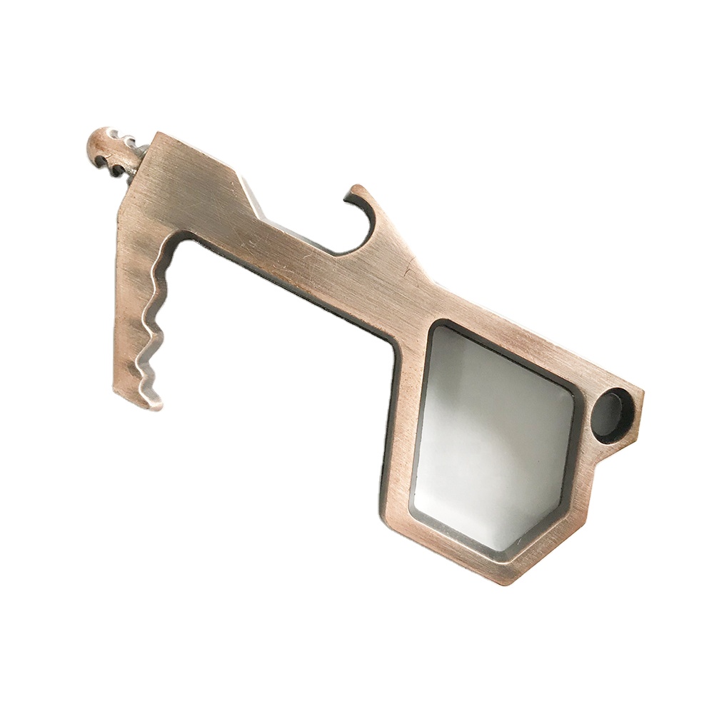 Производитель, гигиенический ручной антимикробный Бесконтактный стилус, инструмент, металлический Бесконтактный дверной брелок