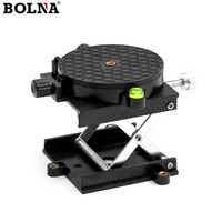 Table élévatrice en aluminium nivelante avec rotation à 360 degrés, banc de travail pivotant et projecteur de ligne laser