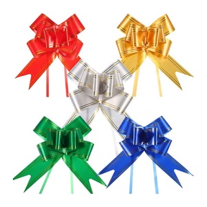 Lazos de Regalo Navideños con Forma de Mariposa Holográfica en Tamaños Surtidos, Cinta Ecológica Biodegradable para Envolver Regalos - Product Image 1