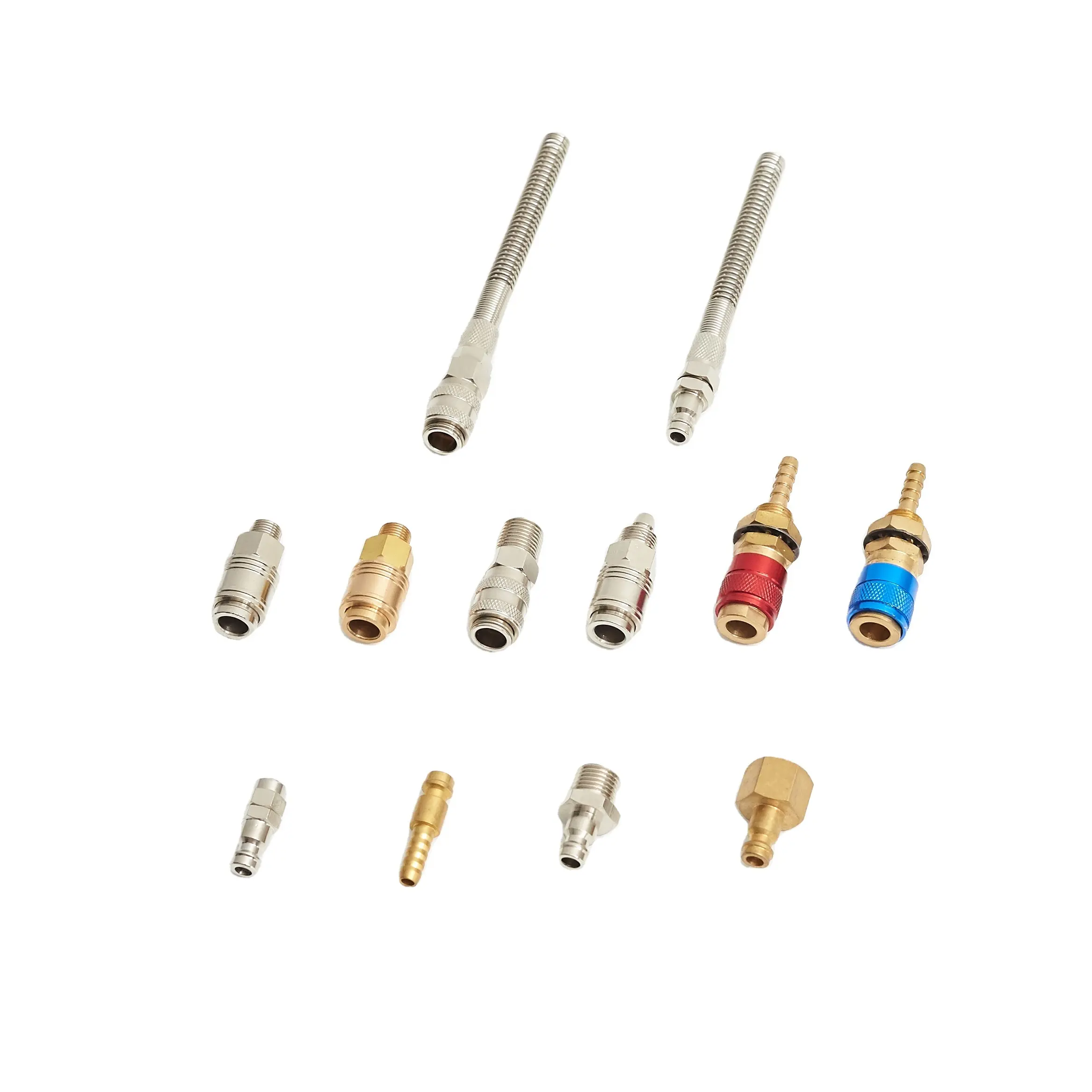 Mini Europe Type Air Quick Coupler Small Size Quick Connector Pneumatic Fitting Brass 6mm Parker Rectus type 21