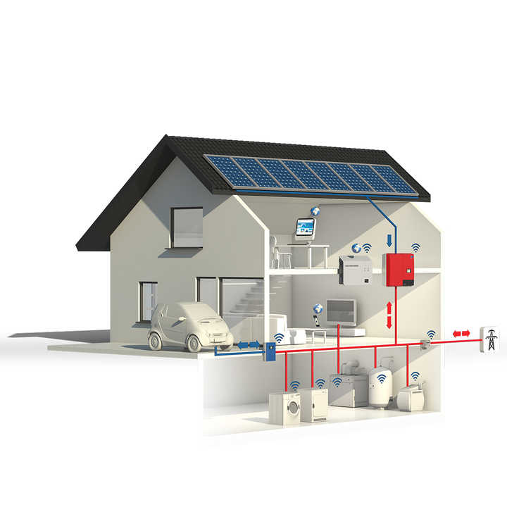 5kw 6kw 10kw 20kw Hybrid Solar Energy System with Battery and Inverter ...