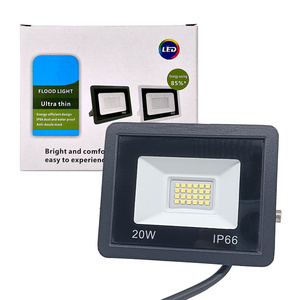 Reflector <span class=keywords><strong>LED</strong></span> Delgado para Exteriores de 10w 20w 30w 50w 100w con Pantalla de Vidrio para Iluminación de Jardín - Product Image 1