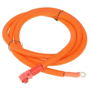New Energy Vehicle Wiring Harness EV Orange Corrugated Pipe Wire Battery Pack High Voltage Wiring Harness Solar
