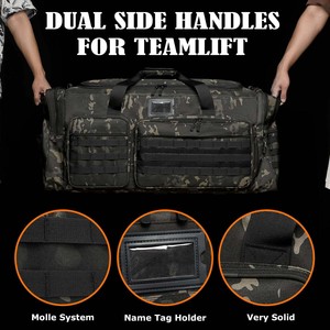 Échantillon gratuit Sac de sport pour équipe de hockey, sacs d'équipement sportif pour hockey sur glace, lacrosse, football, grands sacs de sport pour hommes en polyester et nylon - Product Image 6
