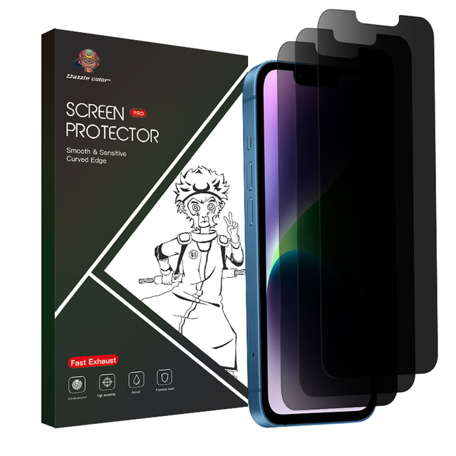 3pcs Anti-Spy Privacy Tempered Glass Screen Protector for iPhone 12 13 Pro Max Mobile Phone Cover Privacy Screen Protector