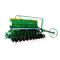 Semoir agricole à 20 rangs, tracté par tracteur, pour travail efficace, machine de semis direct, semoir de précision