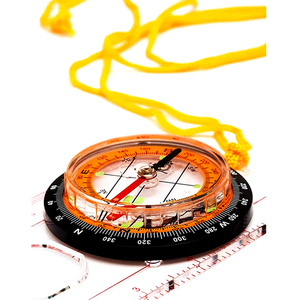 Boussole lumineuse de règle de <span class=keywords><strong>dessin</strong></span> de carte de pointeur acrylique léger avec la <span class=keywords><strong>corde</strong></span> - Product Image 3