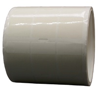 25.4*38.1-12.5mm,2mil blanc mat translucide résistant à l'eau vinyle wrap câble étiquette fil autocollant fil étiquette câble étiquette autocollant