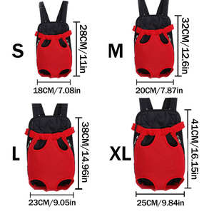 Sac à dos <span class=keywords><strong>Kangourou</strong></span> pour Chien et Chat en Polyester Écologique et Durable, avec Boutons Solides et Réglables, Respirant, pour Voyages - Product Image 3