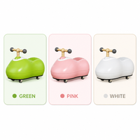 Voiture à bascule pour enfants en plastique de haute qualité, quatre roues, anti-retournement, jouet à pousser pour bébés, garçons et filles