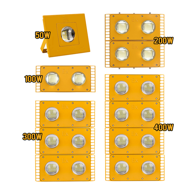 Baoyang 50-400W Atex Anti Explosion Proof Flood Light IP66 Explosion-proof Led Lights