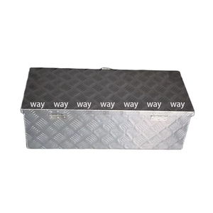 Hộp đựng đồ nghề bằng nhôm siêu bền <span class=keywords><strong>31</strong></span> inch kiểu thùng xe tải, có tay cầm bên, dùng cho xe tải, xe RV và rơ moóc - Product Image 4