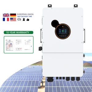 อินเวอร์เตอร์พลังงานแสงอาทิตย์แบบไฮบริด 5KW 12V 24V 48V โฟโตโวลตาอิก ไฮบริด PV 500V พร้อมระบบ MPPT ในตัว 120A 80A เครื่องชาร์จแบบสามเฟส - Product Image 2