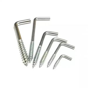 Chinese Manufacturer Customized Stainless Steel SS316 SS304 Nickel Black Oxide Metric L Shape <strong>Hook</strong> <strong>Screw</strong> High Quality - Product Image 2