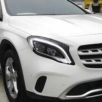 Ensemble de phares LED KGKB pour Benz GLA X156 W156 2015-2019, lentille de projecteur 6500K 12V, clignotant dynamique séquentiel, Plug & Play