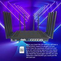 Módem Inalámbrico Wifi 5G Router OpenWRT Chipset MT7981B CPU de Doble Núcleo 3000Mbps 5G NSA/SA Wifi 6 CPE Router Doble con Ranura para Tarjeta SIM