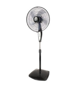 Ventilateur de sol électrique mécanique en plastique avec hauteur réglable et oscillation pour usage domestique et hôtelier - Product Image 1