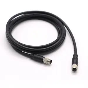 Aangepaste M8 Mannelijke Naar Vrouwelijke 4pin Plug Een Type Waterdichte Connector Kabel