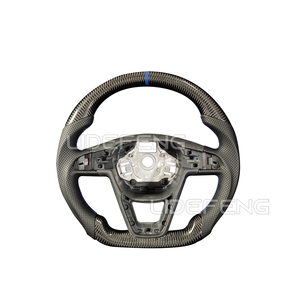 Volante Personalizado de Fibra de Carbono Real con Altos Estándares de Producción para Seat León <span class=keywords><strong>Cupra</strong></span> Mk3 - Product Image 1