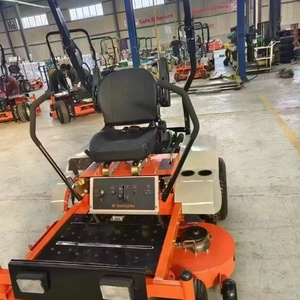 Tondeuse à <span class=keywords><strong>gazon</strong></span> autotractée télécommandée à essence avec broyeur multifonction et désherbant pour grandes surfaces gazonnées - Product Image 4
