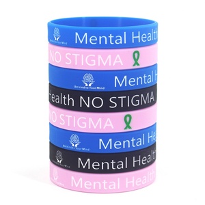 Bracelets en silicone personnalisés Youmigift pour événements sportifs et festivals, impression sérigraphique en relief - Product Image 1