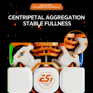 YJ EST <span class=keywords><strong>3x3</strong></span> <span class=keywords><strong>cubo</strong></span> <span class=keywords><strong>Cubo</strong></span> de velocidad magnético profesional <span class=keywords><strong>Cubo</strong></span> mágico Juguetes Juegos de rompecabezas para niños - Product Image 5