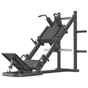 Fitness Lateral Leg Press Hack Squat Kommerzielle 45-Grad-Maschine Platten laden Fitness Pin Load Leg Press Machine