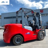 Montacargas Diésel YGZG Modelo 2026 de 3.5 Toneladas, Mástil Tríplex, Neumáticos Neumáticos, para Manejo de Heno y Estiércol en Granjas