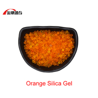 25 kg/sac Gel de silice orange déshydratant avec indicateur d'humidité Fabriqué en Chine