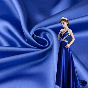 光沢150cm 75gsm無地染め100% ポリエステル製サテン生地アパレル用 - Product Image 2