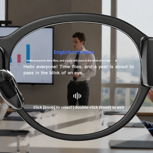 New 3D Movie Viewing Gaming Photo/video Recording Dual-color Lenses AI Translation Meeting Transcription AR+AI Smart Glasses