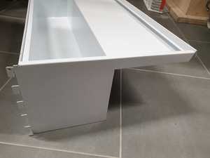 European Style Gondola Supermarket <strong>Shelving</strong> with Drip Tray for Heavy Duty Items High <strong>Quality</strong> with Grid Shelves on <strong>Top</strong> - Product Image 6