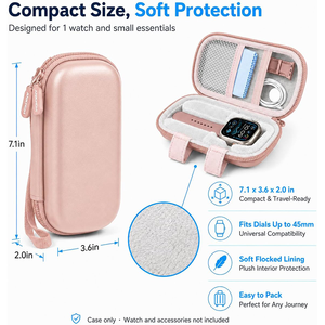 Estuche Rígido Impermeable para Organizar Correas <span class=keywords><strong>de</strong></span> <span class=keywords><strong>Reloj</strong></span>, Personalizable al por Mayor, Compatible con Correas Delgadas y Gruesas para Diferentes Relojes Inteligentes - Product Image 6