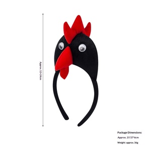 <span class=keywords><strong>Diadema</strong></span> <span class=keywords><strong>de</strong></span> Animal para Disfraces, Juego <span class=keywords><strong>de</strong></span> Gallo y Pollito <span class=keywords><strong>de</strong></span> Pascua, Accesorios <span class=keywords><strong>de</strong></span> Disfraces para Niños, Hechos a Mano en Plástico - Product Image 5