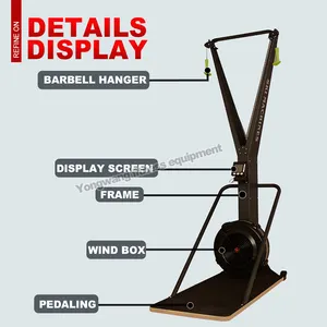 อุปกรณ์ออกกําลังกายยอดนิยม กระดานหิมะ สกีจําลอง นักเล่นสกีเชิงพาณิชย์โยก นักเล่นสกีอากาศ Ski Er เทรนเนอร์