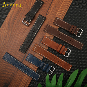 สายรัดนาฬิกาอัจฉริยะทั่วไปกันน้ำสำหรับนาฬิกาสายหนังแท้สำหรับนาฬิกา22มม. - Product Image 5