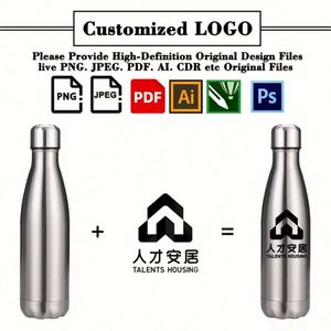 Botella de Agua Deportiva Personalizada de Acero Inoxidable, Termo de Doble Pared con Aislamiento al Vacío - Product Image 2