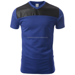 Summer Top Quality Cotton T Shirt Men Solid Color Design V neck Tshirt Casual Classic Tops Tee Shirt Men Breathable t shirt - Product Image 6