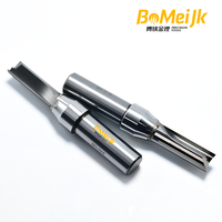 BoMeiJK Mata Bor Router TCT 2 Mata Pisau Lurus Kelas Industri, Pemotong Karbida Tugas Berat untuk Pengerjaan Kayu ODM/OEM Sudut Helix 45