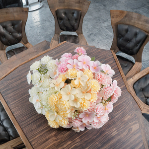 Handmade Silk Rose Balls Artificial Flower Bouquet Wedding Table Centerpiece Home <b>Decor</b> - Product Image 2