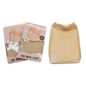 ขายส่งบรรจุภัณฑ์แบบกำหนดเอง วิกผมระบายอากาศได้ดี สีนู้ด โปร่งแสง  วิกผมลูกไม้แบบมองไม่เห็น  วิกผมบางแบบ HD  พร้อมหมวกคลุมผม - Product Image 1