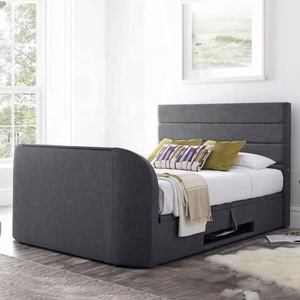 Tête <span class=keywords><strong>de</strong></span> <span class=keywords><strong>lit</strong></span> capitonnée italienne, <span class=keywords><strong>lit</strong></span> <span class=keywords><strong>de</strong></span> luxe, mobilier <span class=keywords><strong>de</strong></span> chambre à coucher, ensemble <span class=keywords><strong>de</strong></span> chambre à coucher, <span class=keywords><strong>lit</strong></span> royal <span class=keywords><strong>de</strong></span> luxe avec <span class=keywords><strong>pied</strong></span> <span class=keywords><strong>de</strong></span> <span class=keywords><strong>lit</strong></span> <span class=keywords><strong>TV</strong></span> - Product Image 2