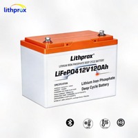 Batterie de scooter électrique 12V120AH 1.44KWh LFP prismatique sans entretien, large plage de température pour l'extérieur