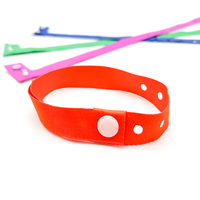 Pulsera de poliéster personalizada sin mínimo Pulsera de tela festiva para promociones de eventos motivacionales Pulsera personalizable