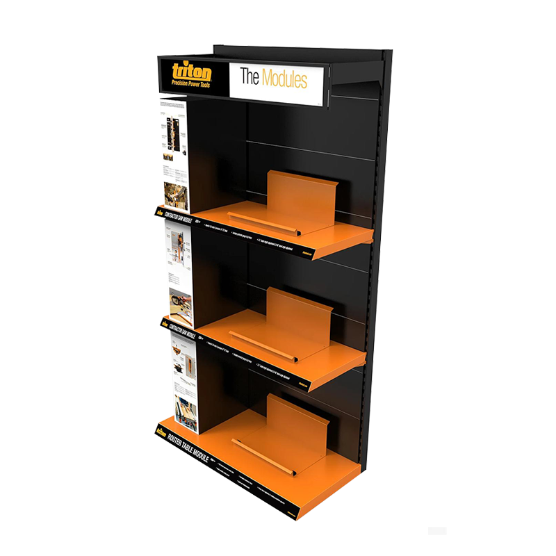 Apache Modern Light Duty Floor-Mounted Mobile Electrical Display Stand Customizable for Tool Accessories for Supermarkets — view 4