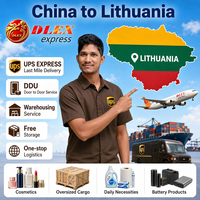 Transitaire express UPS DDU pas cher de Chine vers la Lituanie, solution d'expédition fiable pour les cosmétiques liquides et les produits électroniques